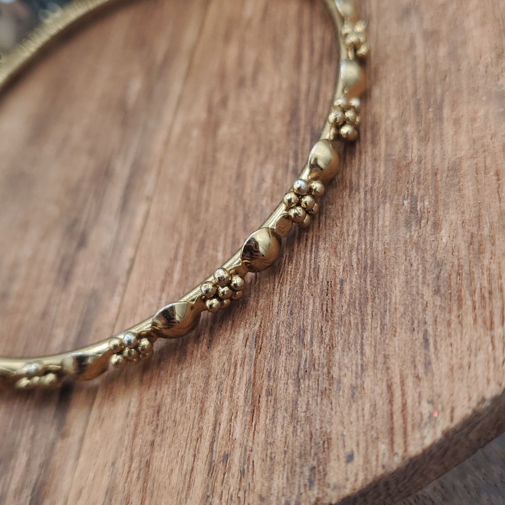 Cranberry Gold Tone Edwardian Bloom Bracelet B3338 - Picture 2 of 4